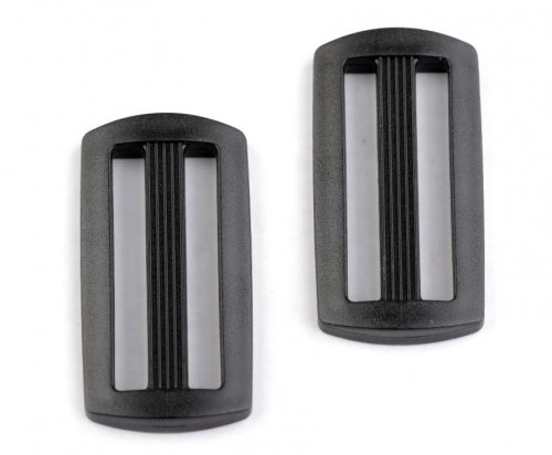 Gurtverschieber - schwarz - 40mm - Kunststoff